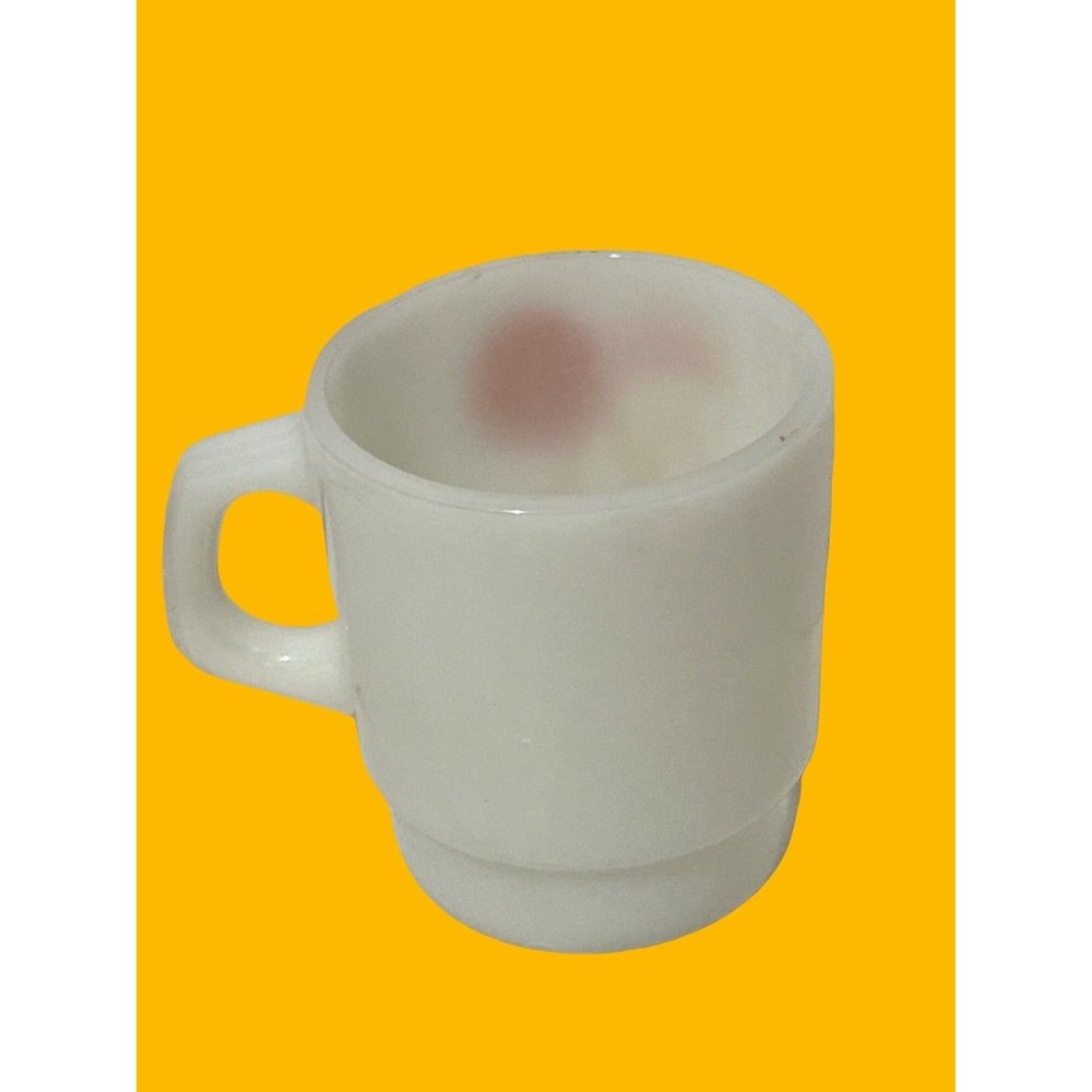 Vintage McDonalds Good Morning Fire King Anchor Fire King Coffee Mug Cup USA 7.5 - Picture 2 of 4